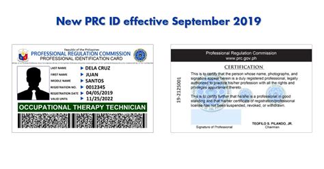 prc id format|NEW PRC ID Card: Information, Design, Format and .